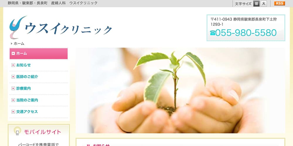 ウスイクリニック｜女性のための穏やかな診療空間